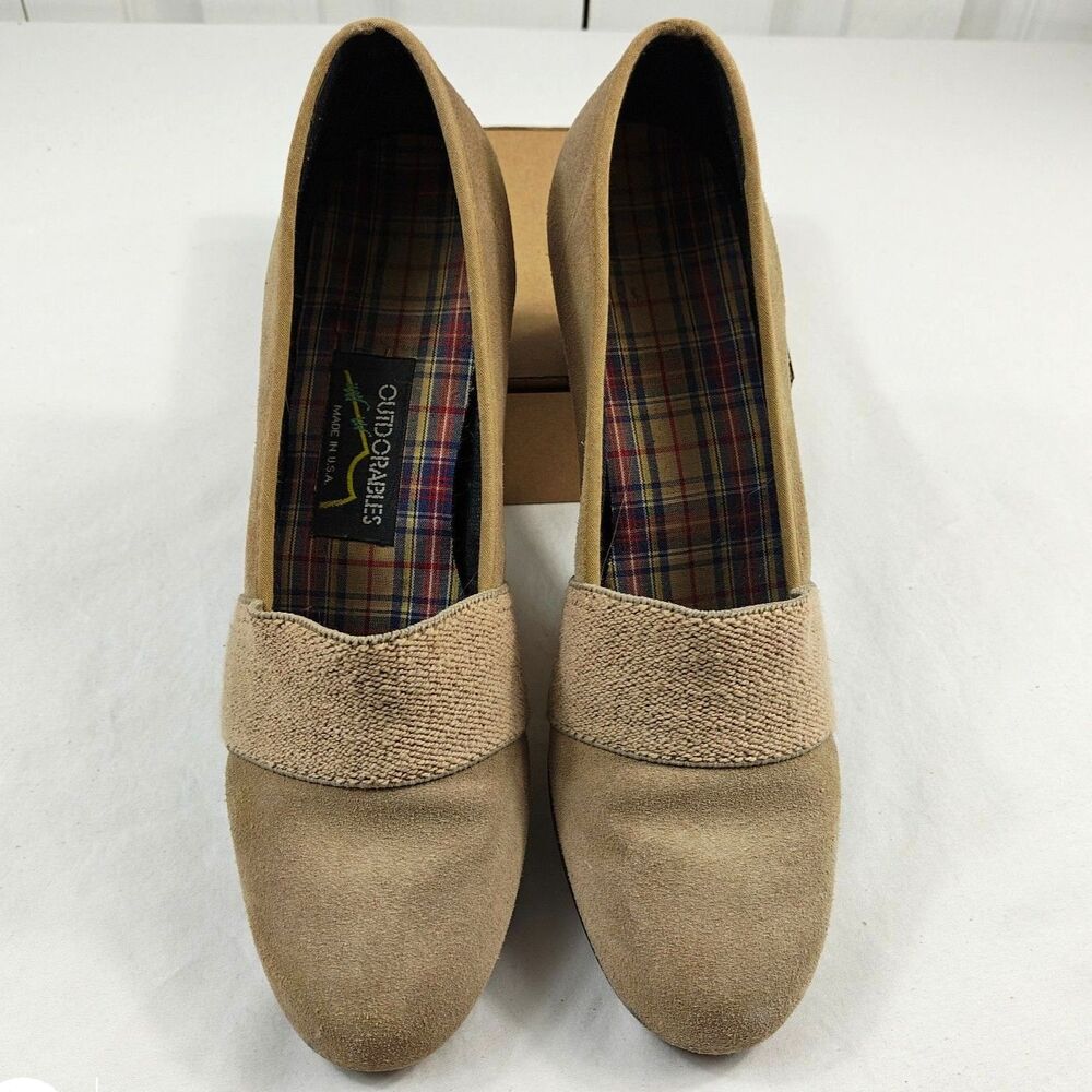 VTG Women's Daniel Green OUTDORABLES Wedge Slip-on Shoes US Size 7 Narrow - Picture 3 of 9